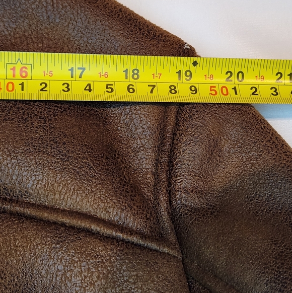 LUCKY BRAND Men's Faux-leather -Lined Bomber Jacket - Size L - Picture 12 of 12